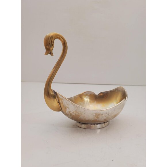 Vintage 1950s / BRASS SOAP DISH / Solid Brass Soap Holder Soap Dispenser… - Picture 3 of 10